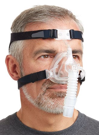 Sunset Nasal CPAP Mask for Sleep Apnea - Comfortable & Lightweight Full Face Mask for CPAP Machines - Perfect for Side Sleepers & Travel Use