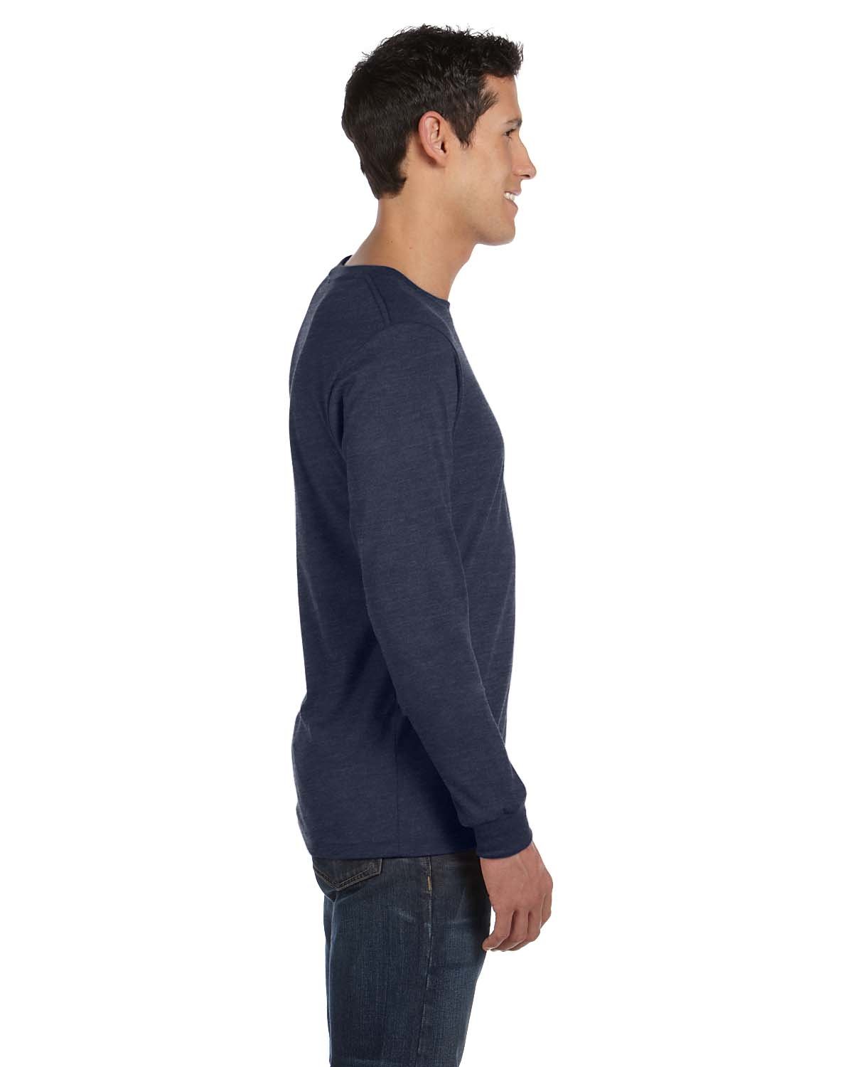 Bella + Canvas 3501 Unisex Jersey Long Sleeve T-Shirt - Soft Cotton Crewneck Tee for Men & Women - Perfect for Casual Wear, Layering & Everyday Comfort