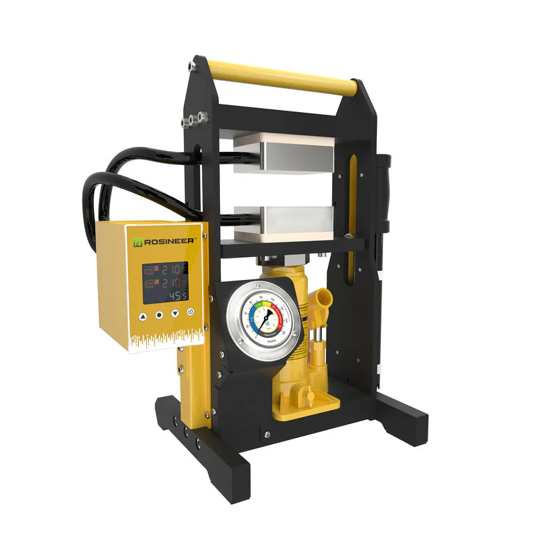 Rosineer Mighty 5 5-Ton Manual Rosin Press Kit with Pre-Press Mold & Parchment Paper - Perfect for Home DIY Rosin Extraction & Concentrate Making