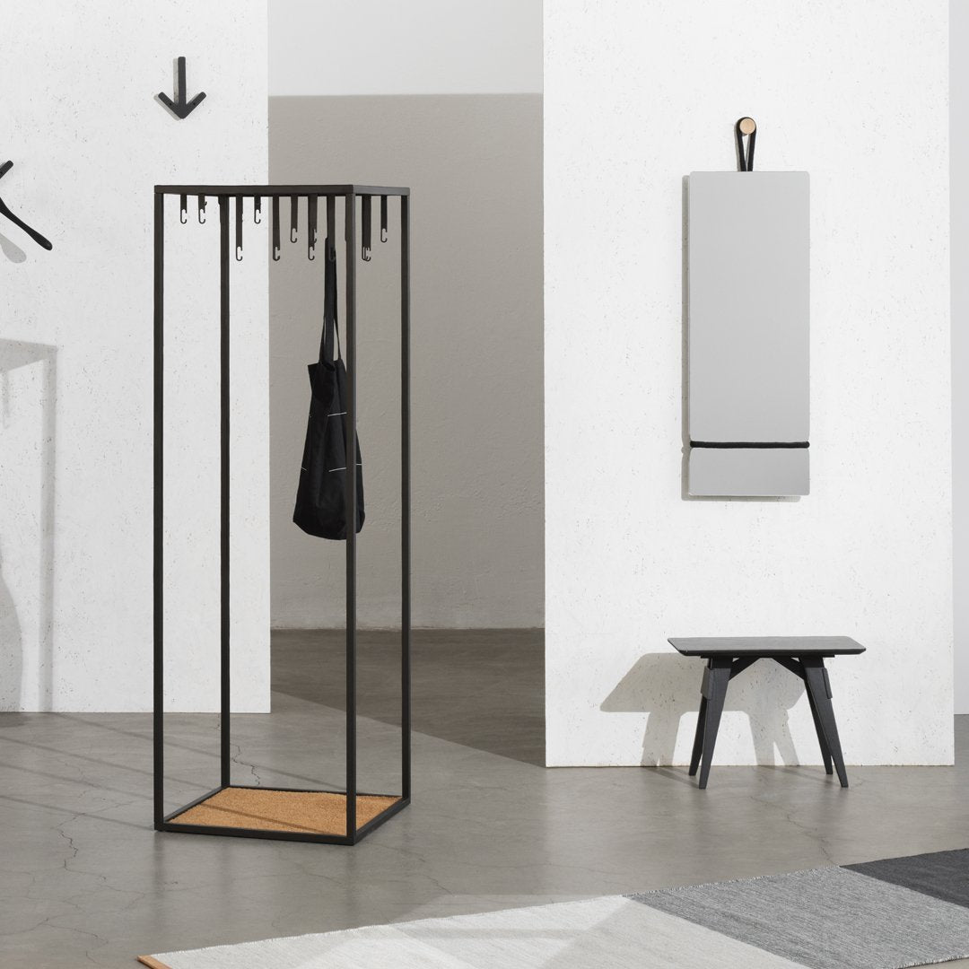 Atelier Floor Hanger - Heavy Duty Garment Rack with Wheels for Clothes Storage and Organization | Perfect for Home Closet, Retail Store Display, and Fashion Studio