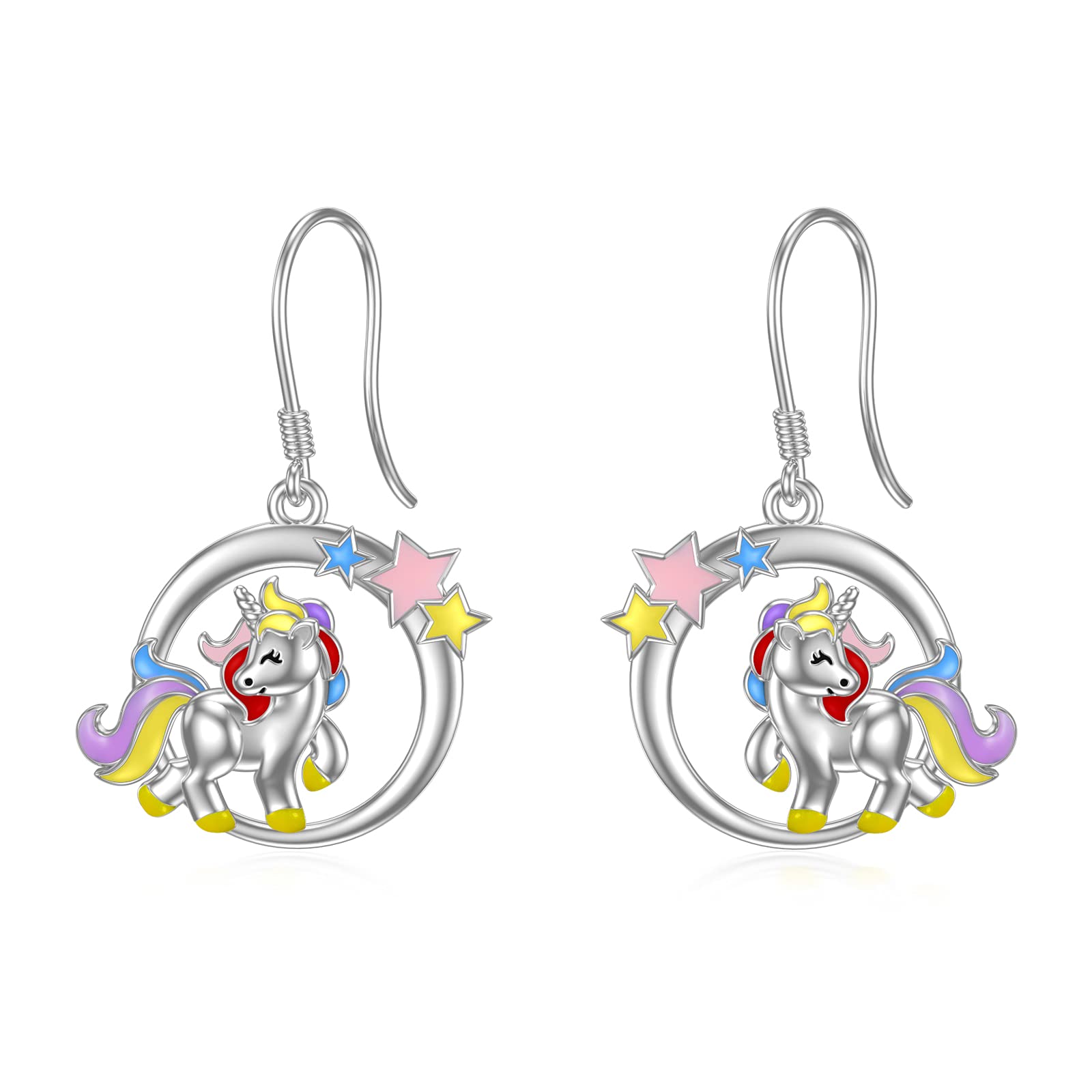 Cute Animal Earrings 925 Sterling Silver - Panda, Koala, Frog, Elephant, Unicorn & Butterfly Stud Earrings for Women & Teen Girls | Hypoallergenic Christmas Gifts for Her | Perfect for Holidays, Birthdays & Everyday Wear