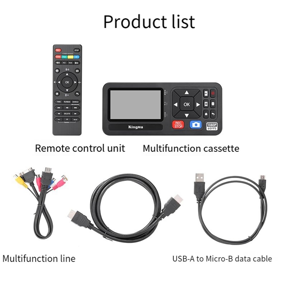 Suoumwa HD Video Capture Box - ABS Recording Device for TV, Movies & Online Courses | Compatible with Multiple Devices | Perfect for Streaming, Gaming & Content Creation