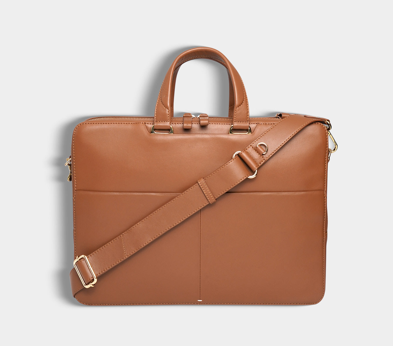 CAMDEN TWIN WORKCASE - Premium Leather Laptop Briefcase for Business Professionals | Perfect for Office, Travel & Daily Commute