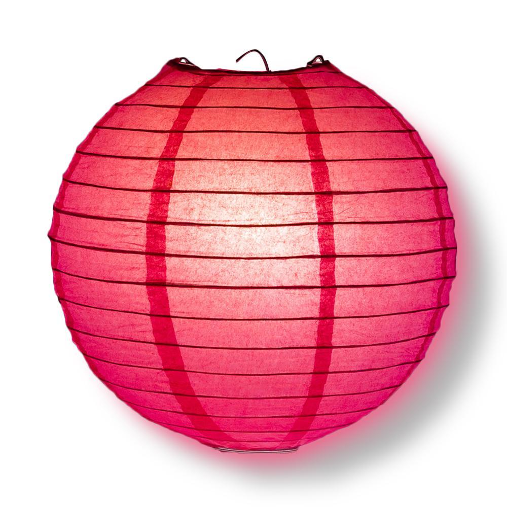 12-Piece Fuchsia & Hot Pink Chinese Paper Lanterns - Wedding & Party Decoration Set (12/10/8 Inch) - Perfect for Asian-Themed Events, Birthday Parties & Home Decor
