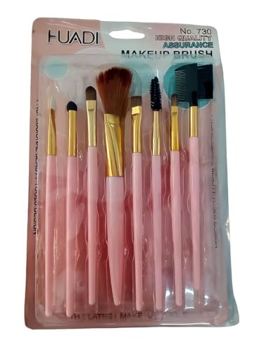 Priya Variety Stores Professional Makeup Brush Set for Women & Girls - 12-Piece Cosmetic Brushes for Foundation, Blending, Eyeshadow & More - Perfect for Everyday Makeup, Travel & Professional Use