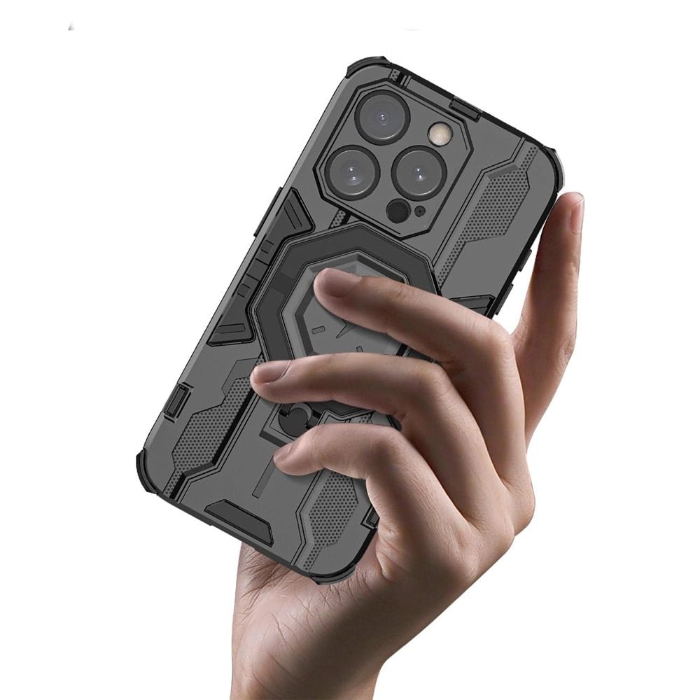 HexLink Stealth MagSafe iPhone Case - Ultra Thin Protective Cover with Strong Magnets for iPhone 13/14/15 Pro Max - Perfect for Work, Travel & Wireless Charging