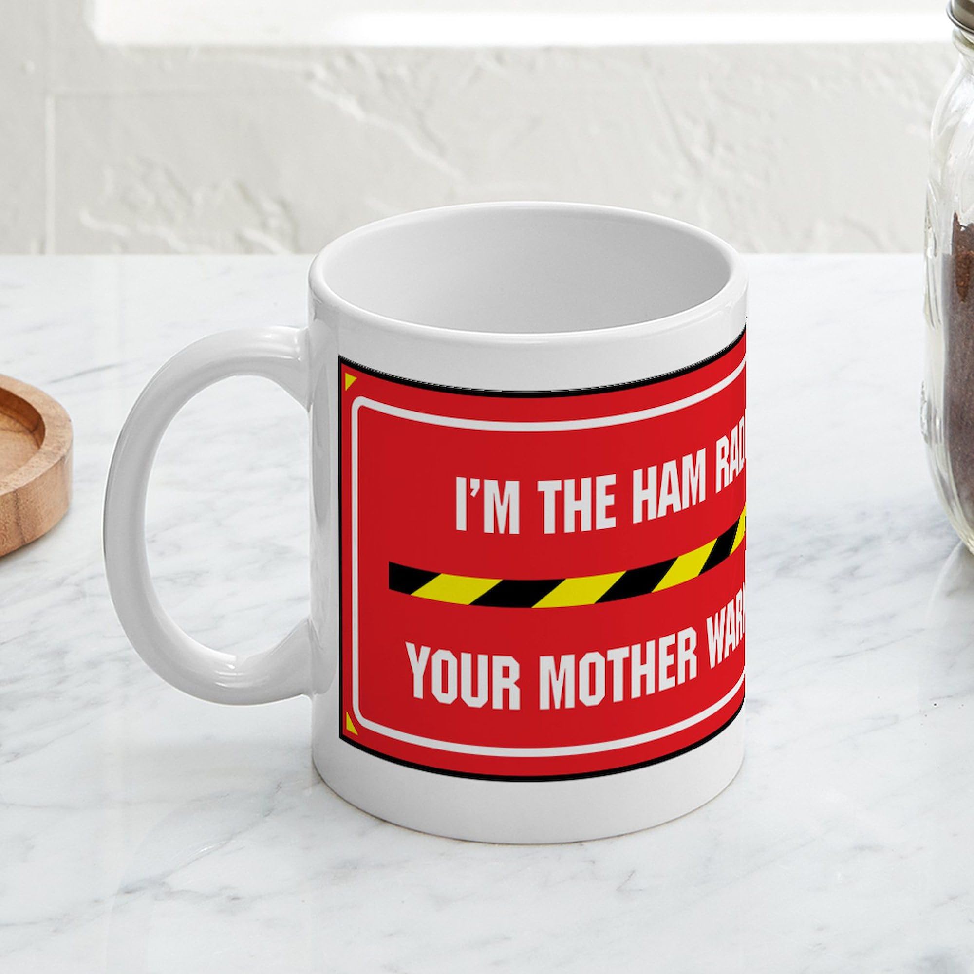 Ham Radio Operator Ceramic Coffee Mug 11 oz (325 ml) - Perfect Gift for Amateur Radio Enthusiasts - Ideal for Home, Office, or Ham Shack Use