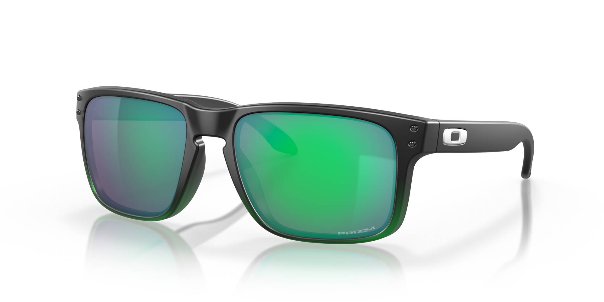 Oakley Holbrook Sunglasses - Jade Fade Frame & Prizm Jade Lenses for Outdoor Sports & Driving | UV Protection & Polarized Shades for Men & Women