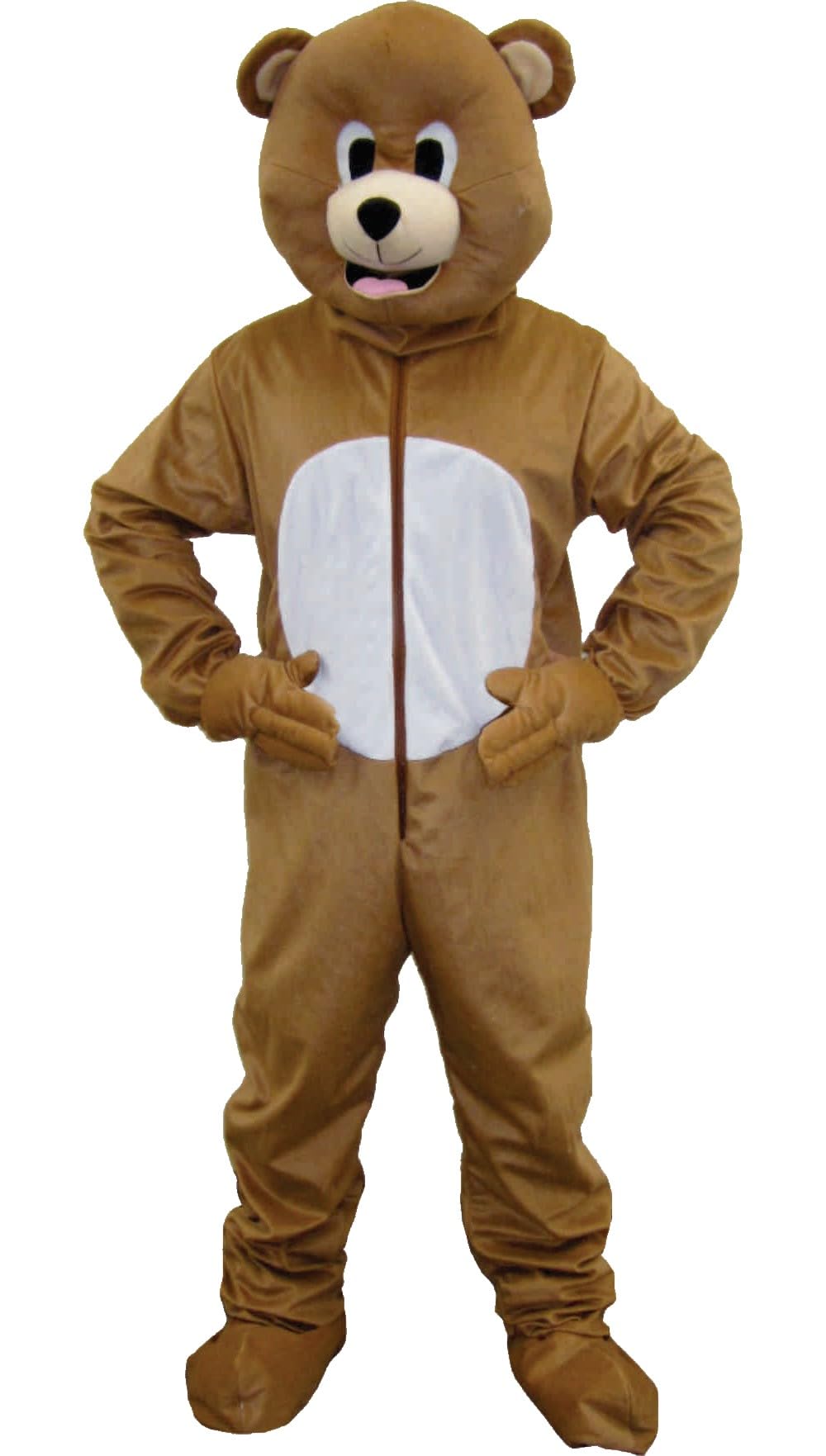 America Bear Mascot Costume for Kids & Adults - Patriotic Animal Costume for Halloween, School Events & Sports Games
