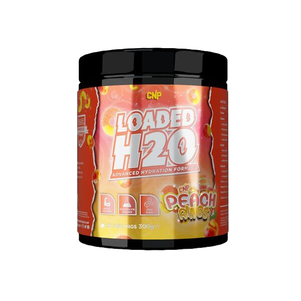 CNP Loaded H2O Peach Rings Candy - 300g Bag of Sweet & Sour Gummy Treats - Perfect for Parties, Movie Nights & On-the-Go Snacking
