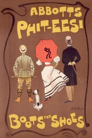 1900-1910 French Art Nouveau Poster - Abbotts Phit Eesi Hardy | Vintage Art Print for Home Decor, Office & Gallery Wall Art