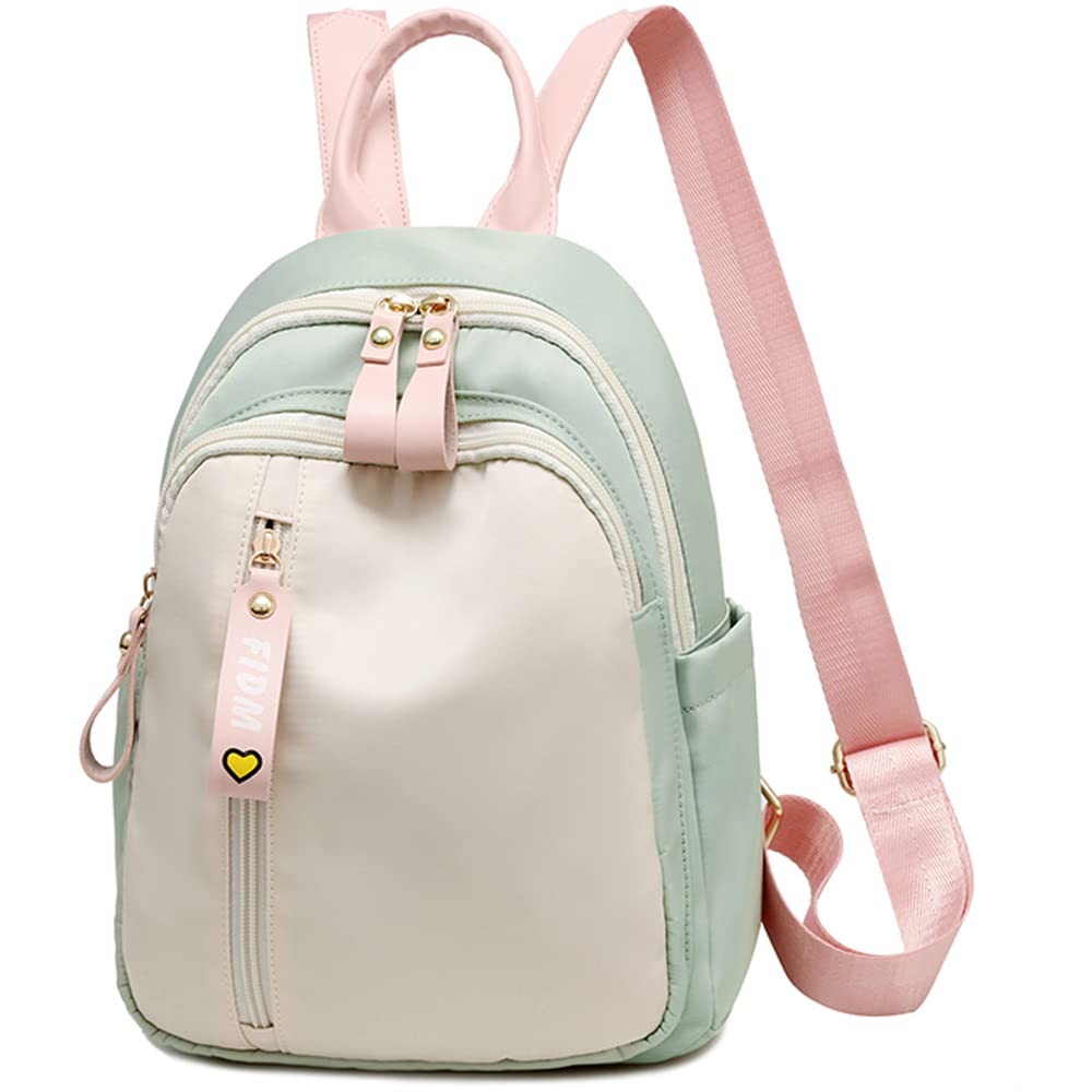 Zhongningyifeng Women's Small Mini Nylon Backpack - Lightweight Travel Purse & Shoulder Bag for Ladies | Perfect for Daily Commute, Weekend Trips & College Campus