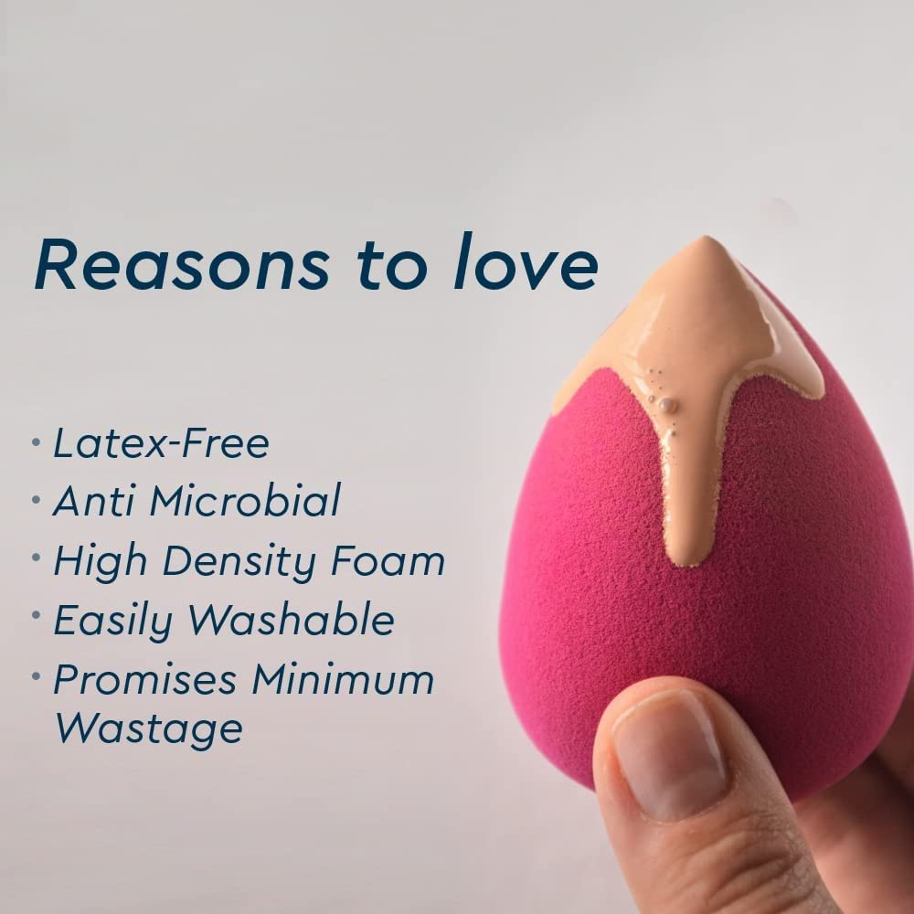 Super Soft Tandem Makeup Beauty Blender Sponge - 5-Pack with Multiple Sizes & Shapes for Liquid, Powder & Cream Foundation - Wet & Dry Use - Perfect for Flawless Blending, Contouring & Airbrush Finish