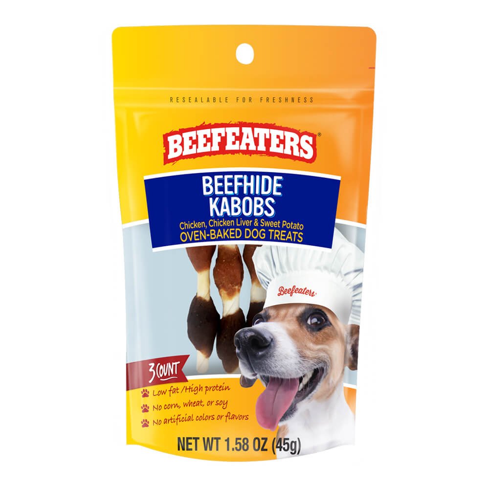 Premium Beefhide Kabobs for Dogs - All-Natural Chew Treats for Dental Health & Anxiety Relief - Perfect for Training, Teething, and Long-Lasting Entertainment