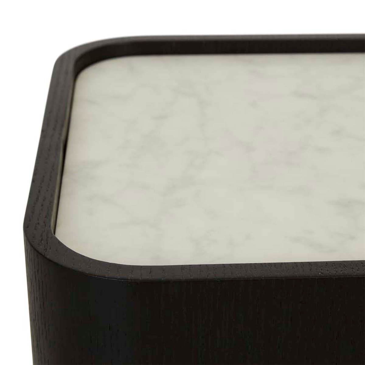 Globe West Elsie Bedside Table - Modern Nightstand with Storage Drawer for Bedroom, Living Room & Office - Stylish Wooden End Table with Shelf