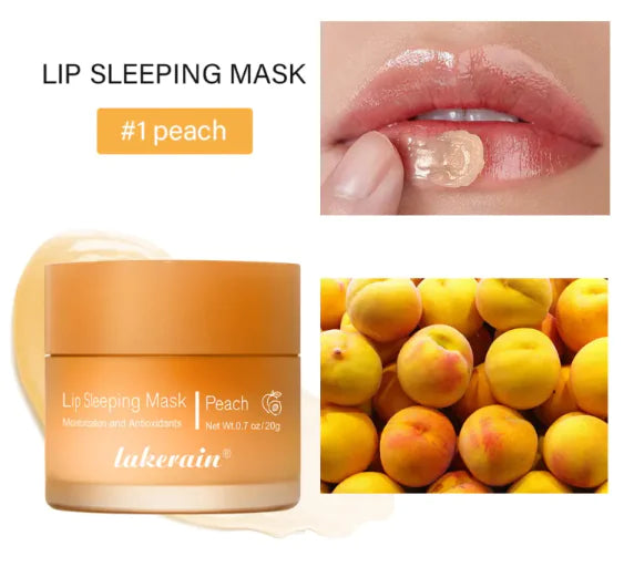 New Sleep Lip Balm - Fade Lip Lines, Exfoliate & Hydrate Dry Lips | Overnight Nourishing Treatment for Soft, Smooth Lips | Perfect for Nighttime Care & Chapped Lip Relief