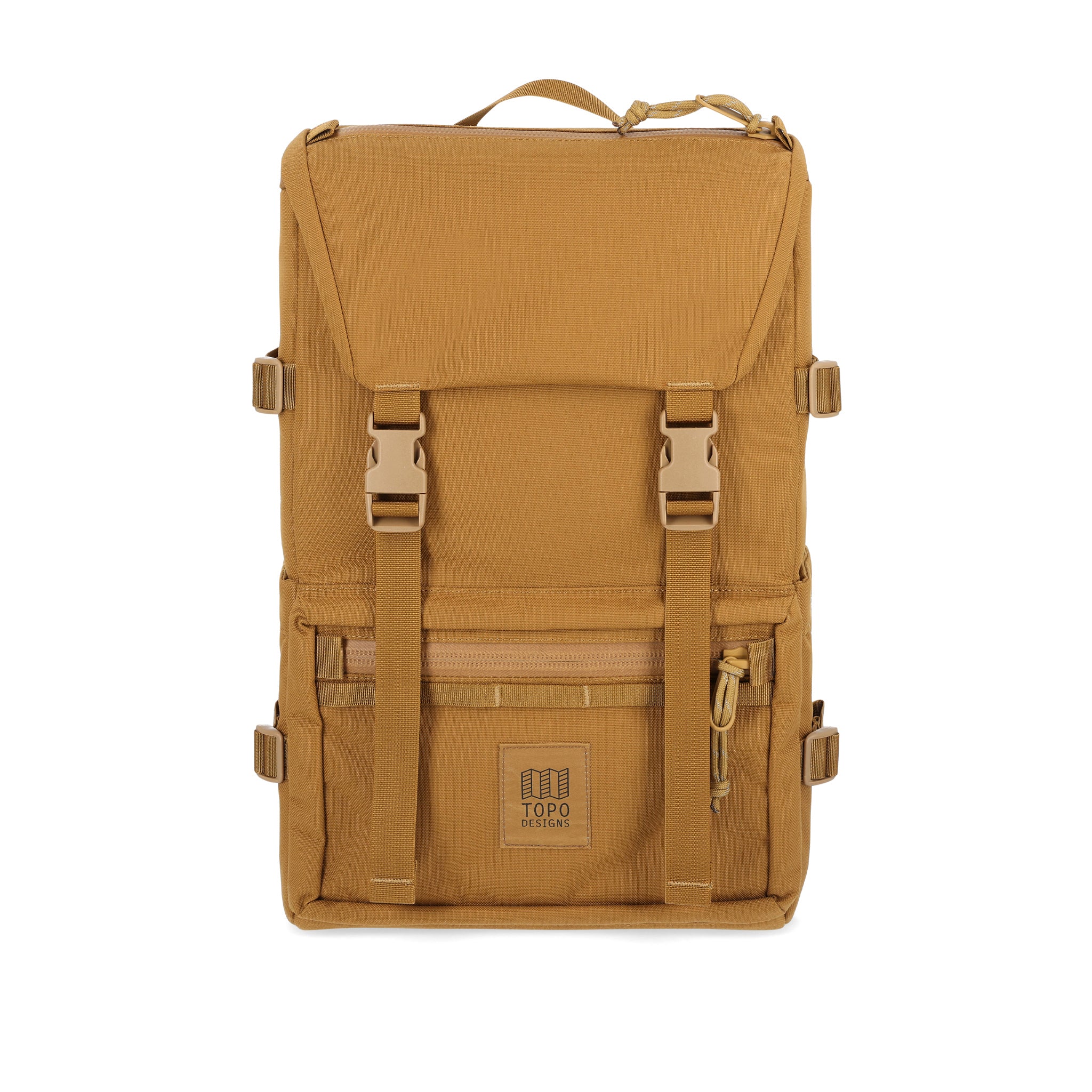 Topo Designs Rover Pack Tech Backpack - Durable & Stylish Dark Khaki Daypack for Hiking, Travel & Everyday Use