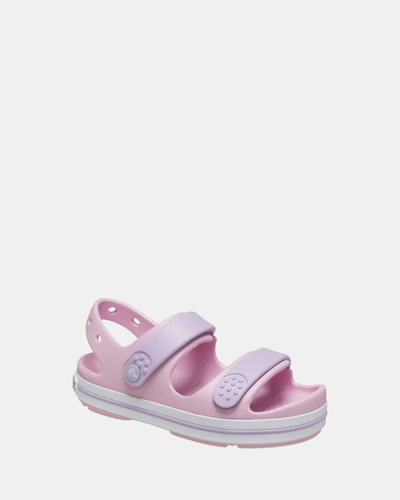 Crocband Cruiser Sandal for Infant Girls - Ballerina Pink & Lavender | Comfortable Water Shoes for Beach, Pool & Outdoor Play
