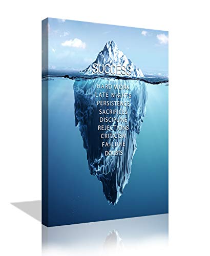 06-Success Iceberg Wall Art