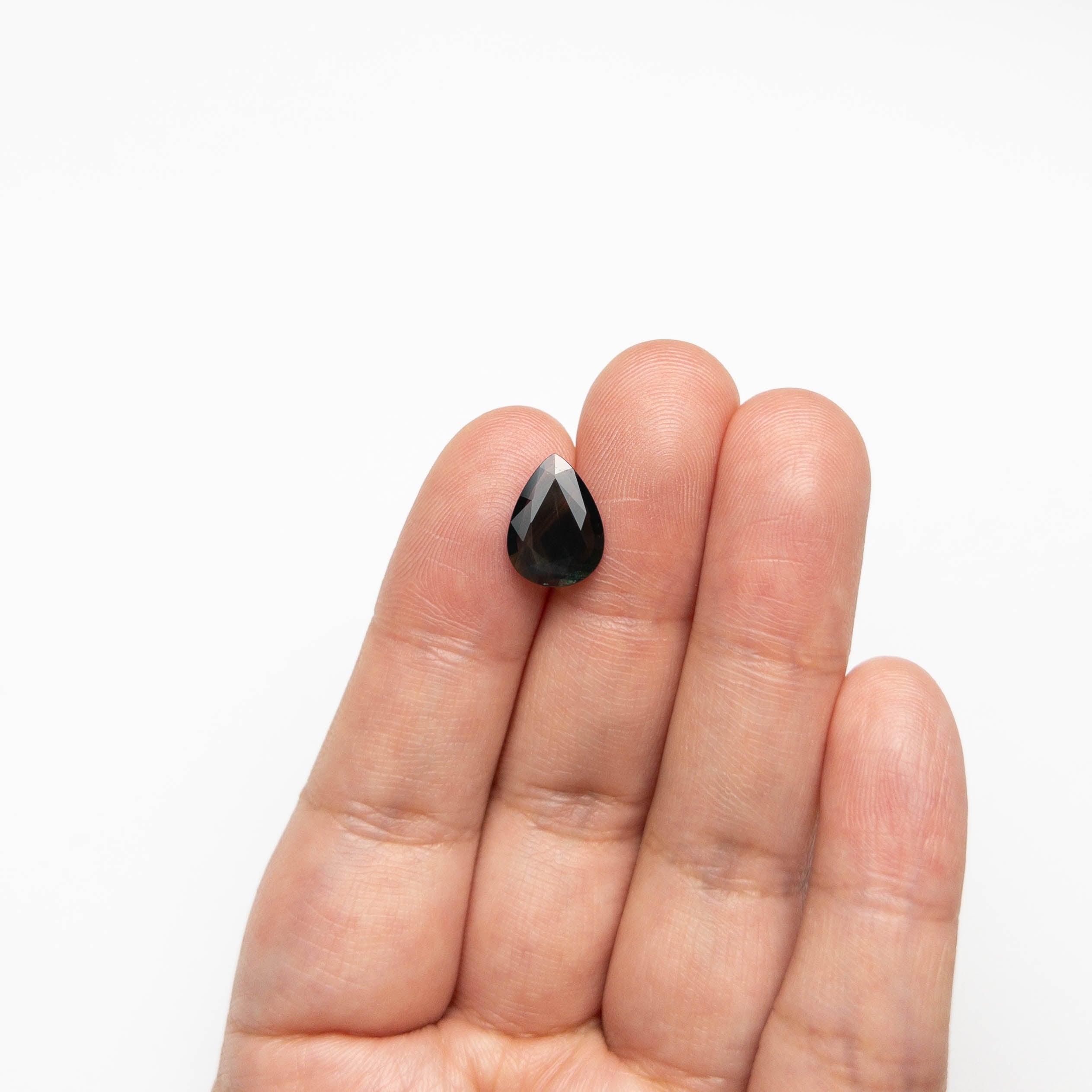 2.39ct Natural Pear-Cut Blue Sapphire Gemstone - 12.50x9.14x2.34mm Double Cut Loose Stone for Jewelry Making (23433-17) | Engagement Rings, Pendants & Fine Jewelry Designs