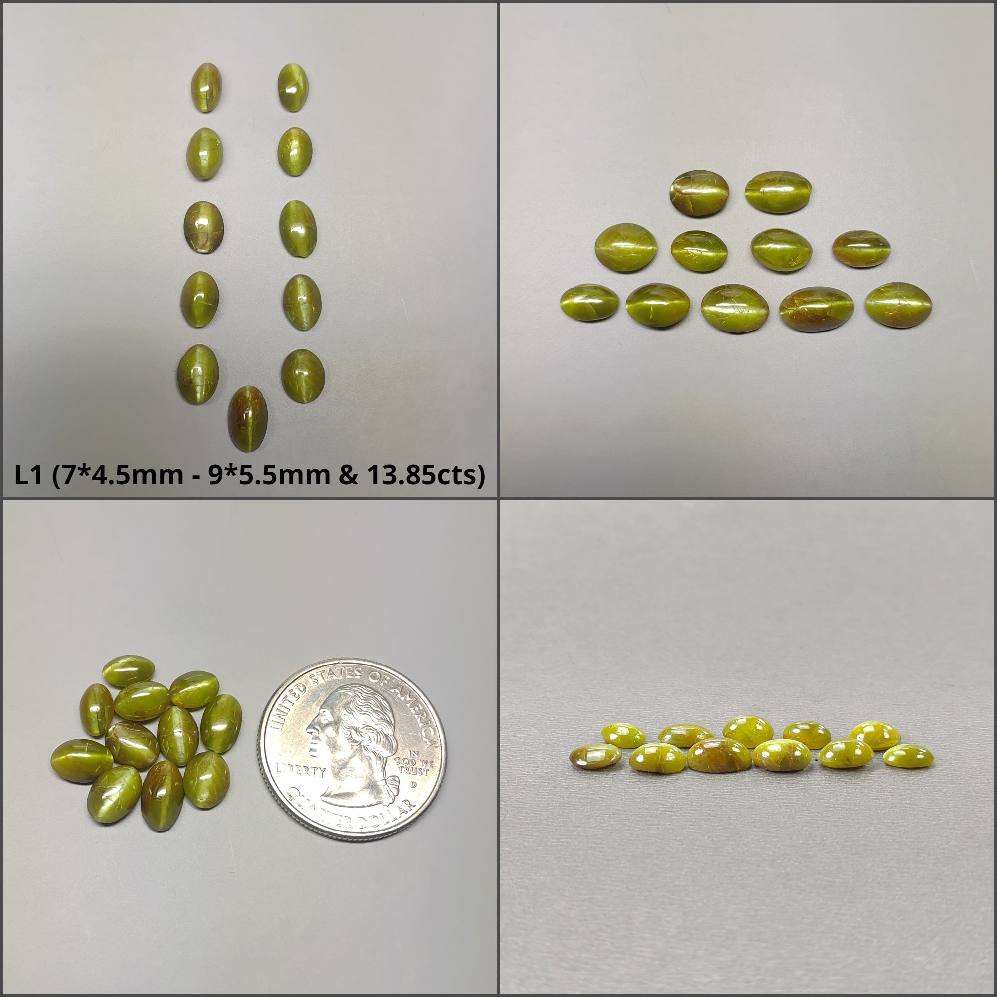 Natural Untreated Chrysoberyl Cat's Eye Gemstone Cabochon - Oval Shape for Jewelry Making, Healing Crystals & Spiritual Collection (10x8mm) | Perfect for Rings, Pendants & Meditation Accessories