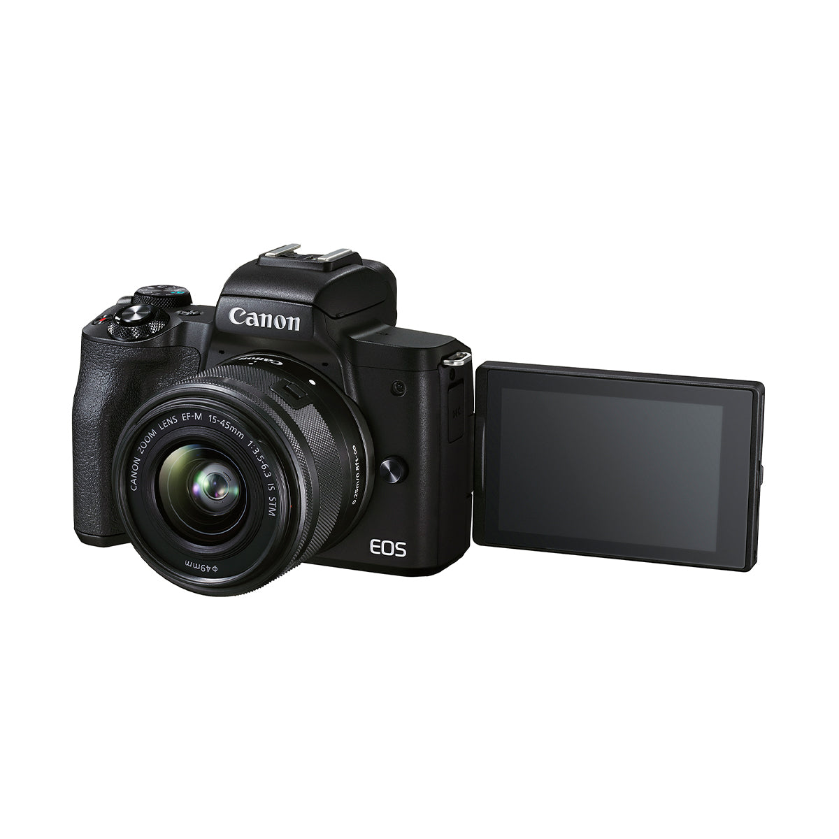 Canon EOS M50 Mark II Mirrorless Camera with 15-45mm & 55-200mm Lenses Kit - Perfect for Vlogging, Travel Photography and YouTube Content Creation