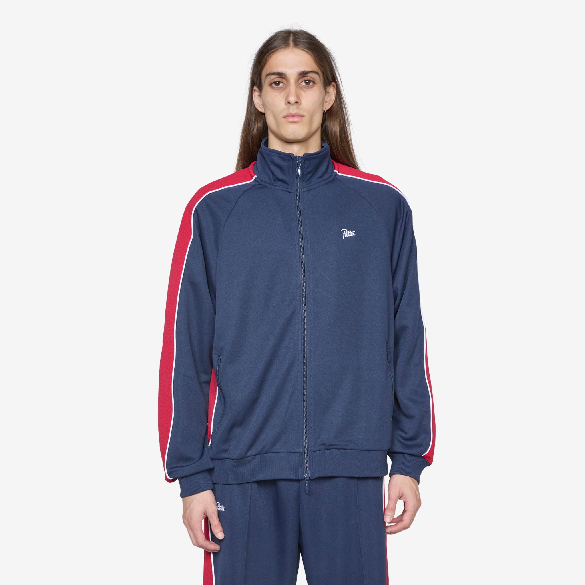 Premium Tricot Track Jacket for Men & Women | Lightweight Athletic Running Jacket | Black Iris Color | Perfect for Gym, Jogging & Outdoor Sports