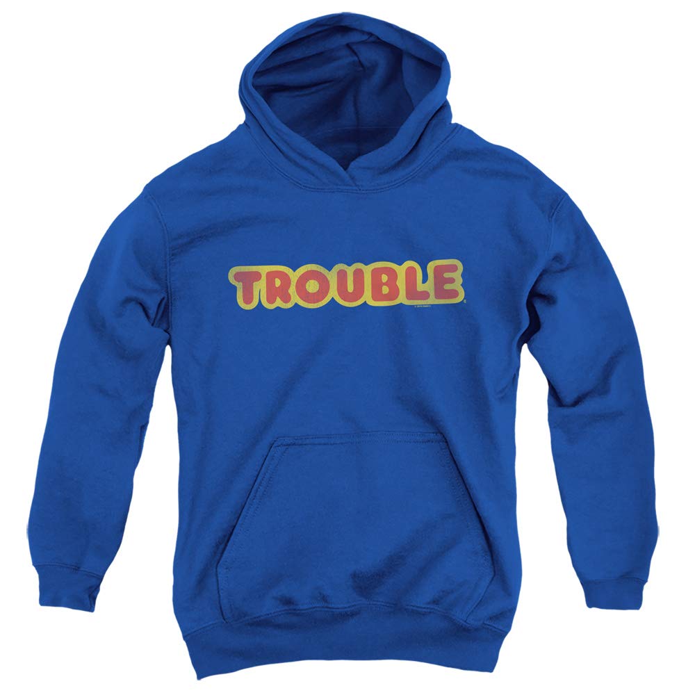 Unisex Youth Pullover Hoodie with Logo - Casual & Sporty Wear