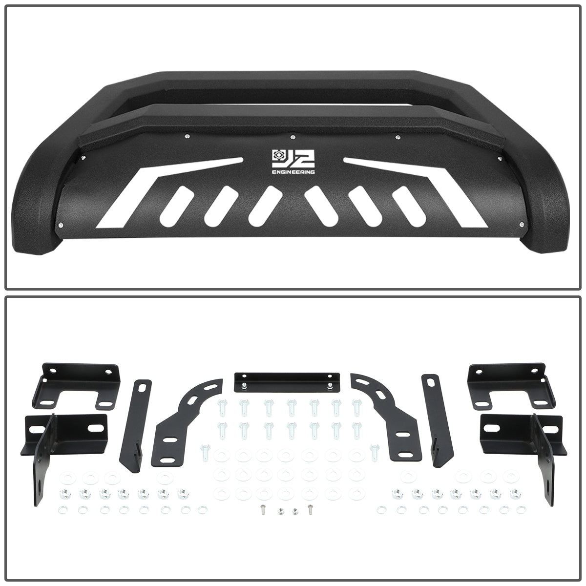 2009-2022 Ram 1500 (Classic) Diagonal Slat Front Bumper Grille Guard - Heavy Duty Carbon Steel Protection for Off-Road & Truck Enthusiasts