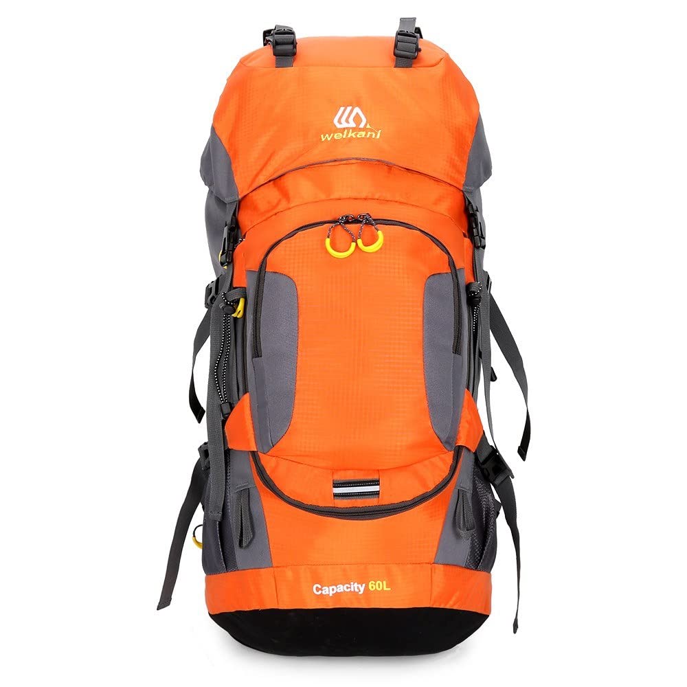 60L Waterproof Hiking Backpack for Camping, Mountain Climbing & Cycling - Lightweight Outdoor Sports Bag with Rain Cover - Perfect for Trekking, Travel & Adventure Trips