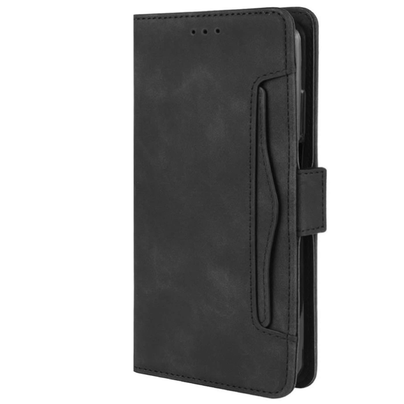 Magnetic Shockproof Flip Leather Wallet Case Cover for Xiaomi Poco X2 - Full Body Protection with Card Slot Holder (Black) | Perfect for Business, Travel & Everyday Use