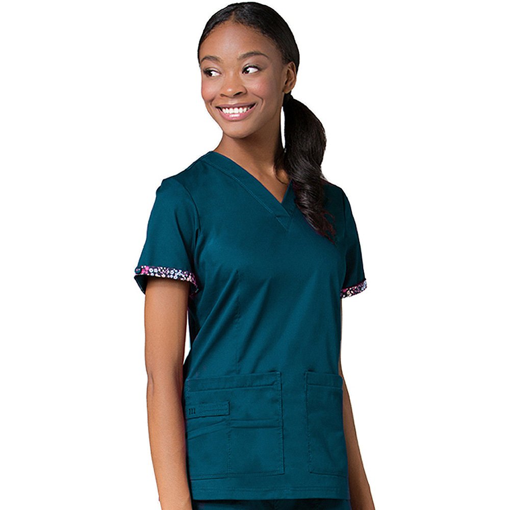 Maevn Women's PrimaFlex Inner Beauty V-Neck Top - Comfortable Stretch Workout Shirt for Yoga, Gym & Everyday Wear
