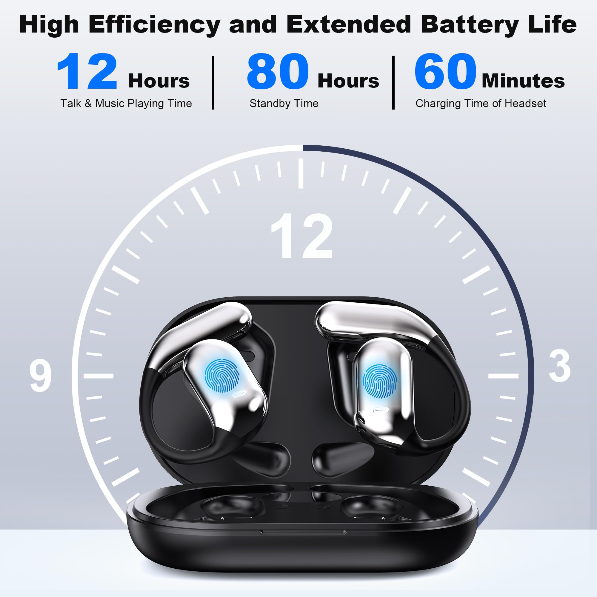 **Wireless AI Translator Earbuds - Real-Time Translation for 144 Languages, Bluetooth 5.4, High-Fidelity Sound, Noise Cancelling - Perfect for Travel, Business Meetings & Sports (Black)**    *(Use Cases: Ideal for international travel, business negotiations, language learning, and hands-free communication during workouts.)*