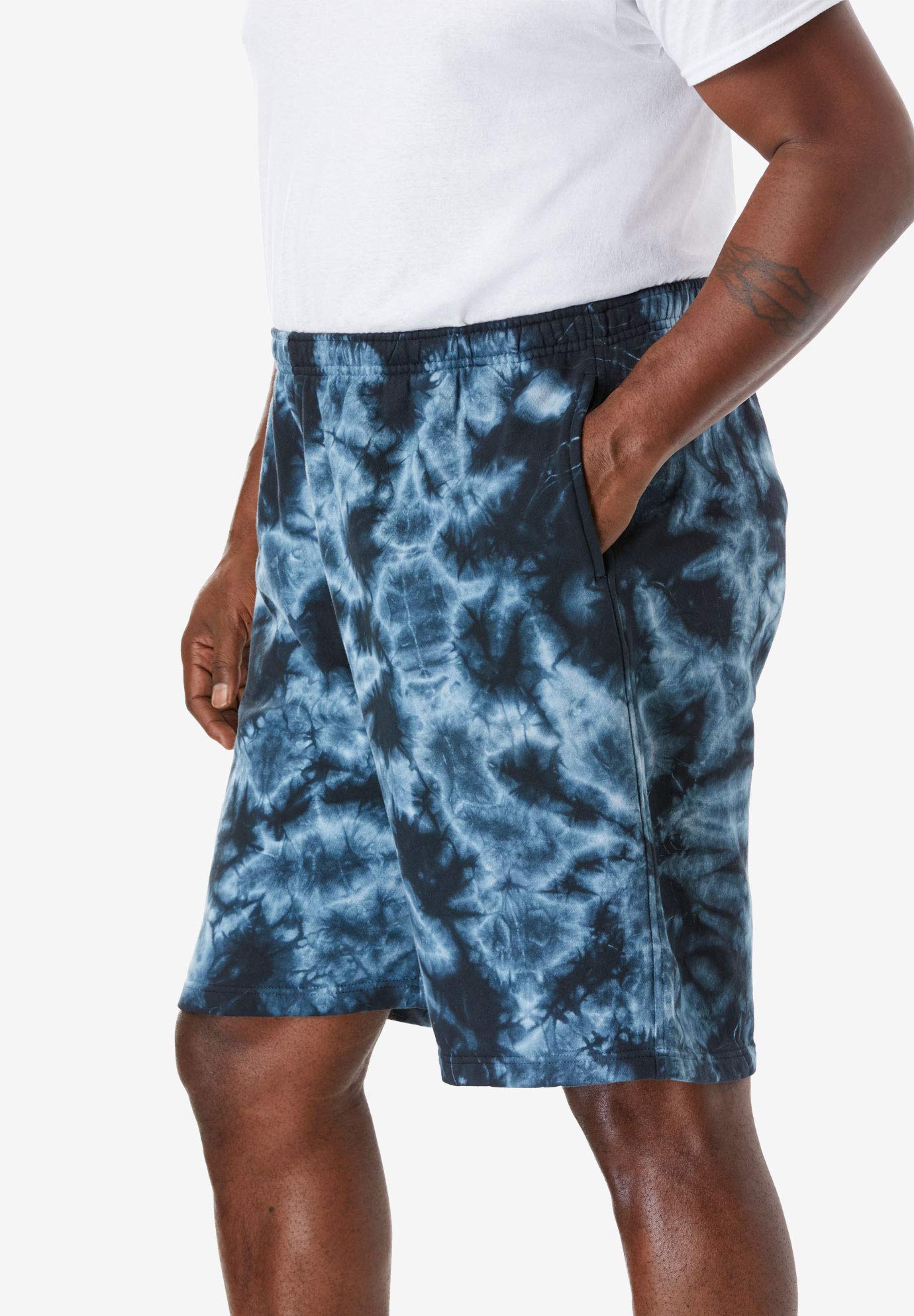 **KingSize Men's Big & Tall Comfort Fleece Shorts - Soft Lounge & Sleepwear for Relaxing at Home**