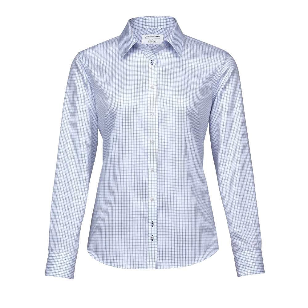 Barkers Lyndhurst Check Shirt for Women - Stylish Flannel Plaid Button-Up Shirt - Perfect for Casual Outfits, Office Wear & Fall Layering