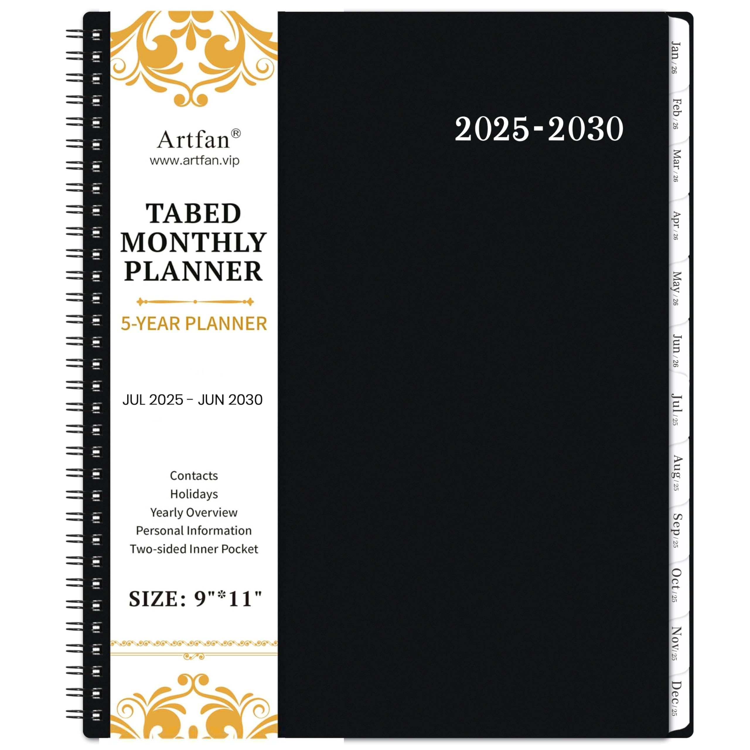 5-Year Monthly Planner 2025-2030 with Durable Polypropylene Cover - 9
