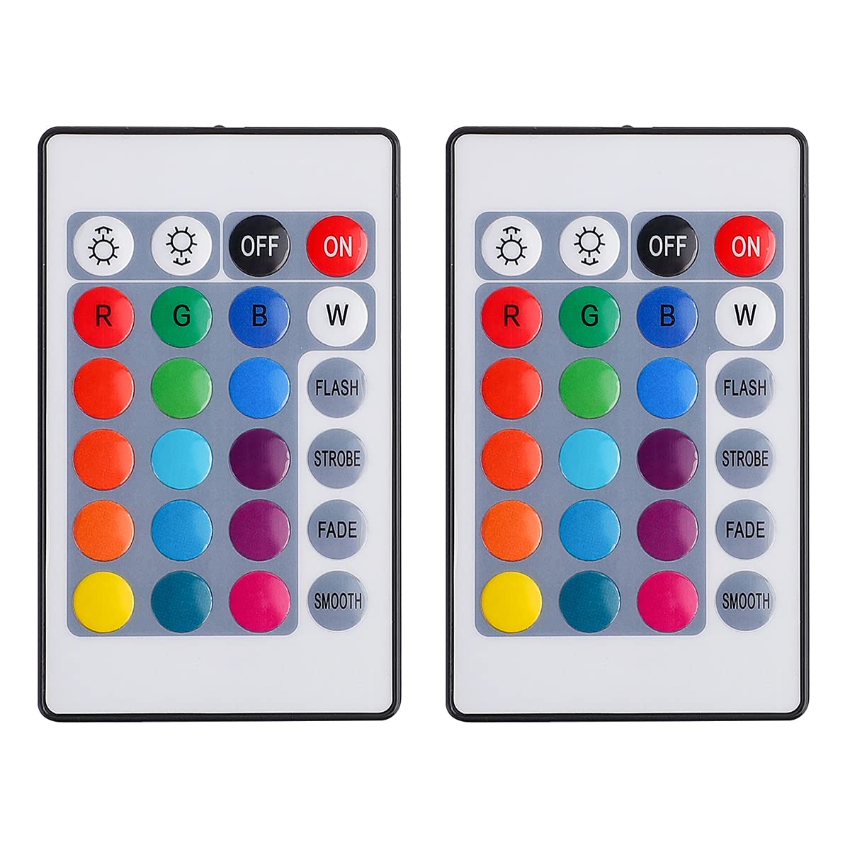 SUPERNIGHT 24 Keys RGB LED Strip Light Wireless Dimmer Remote Controller - Replacement for SMD 5050 3528 2835 LED Strips - Perfect for Home, Bedroom, Party, and Holiday Lighting Decoration