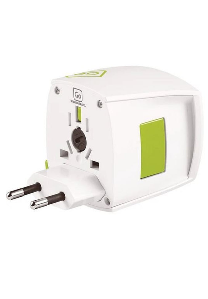 Universal Travel Adapter - Worldwide All-in-One Power Plug Converter for USA, Europe, Asia, Australia - Perfect for Laptops, Phones & Essential Travel Gadgets