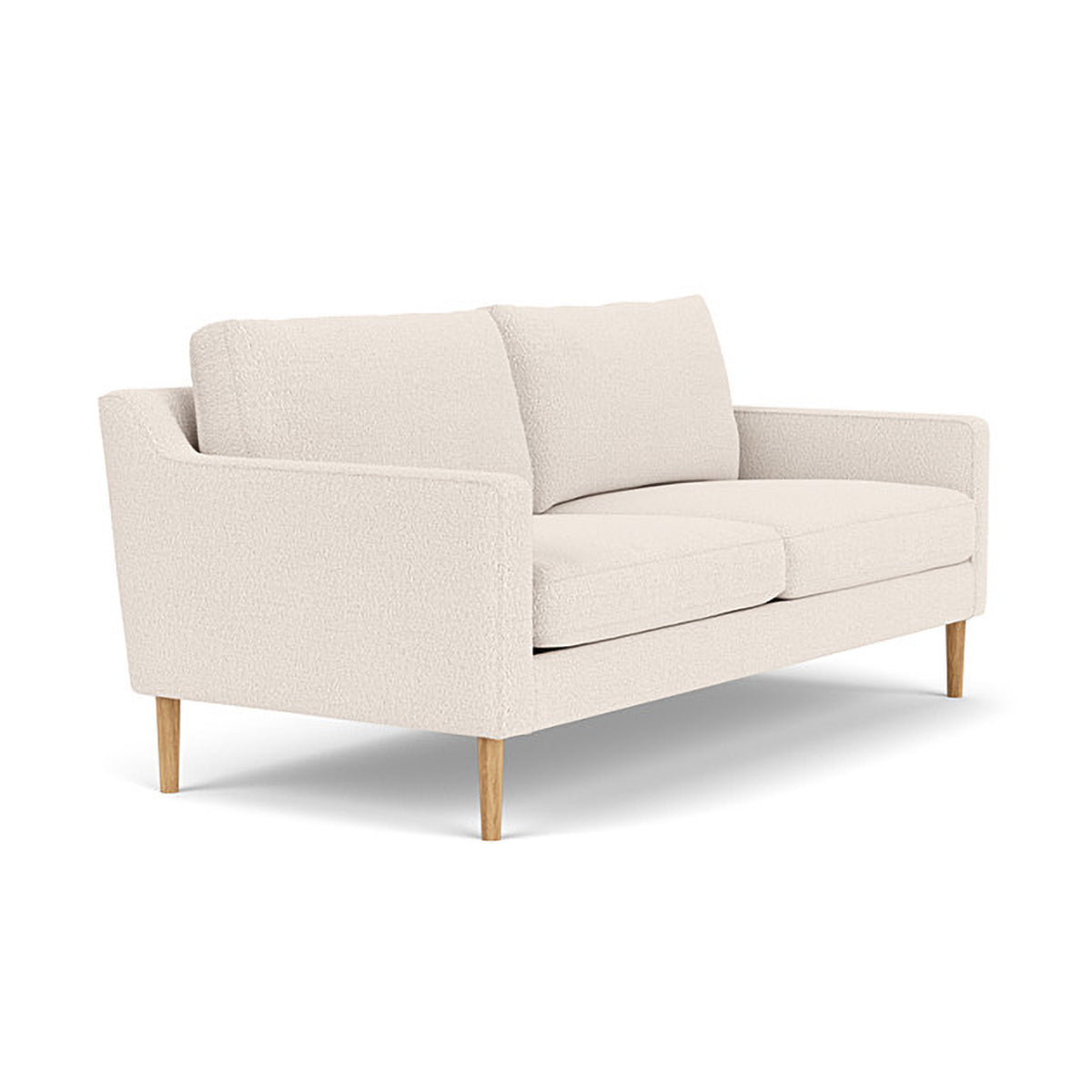 Astha Boucle 2 Seater Sofa - Modern Upholstered Loveseat for Small Spaces | Perfect for Apartments, Living Rooms & Cozy Home Decor