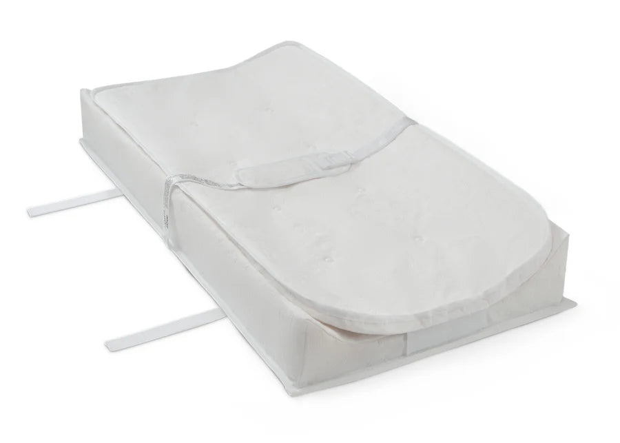 2 in 1 Deluxe Pillow Top Changing Pad & Portable Baby Changing Mat - Waterproof, Soft & Comfortable for Newborns - Perfect for Nursery, Travel & On-the-Go Diaper Changes