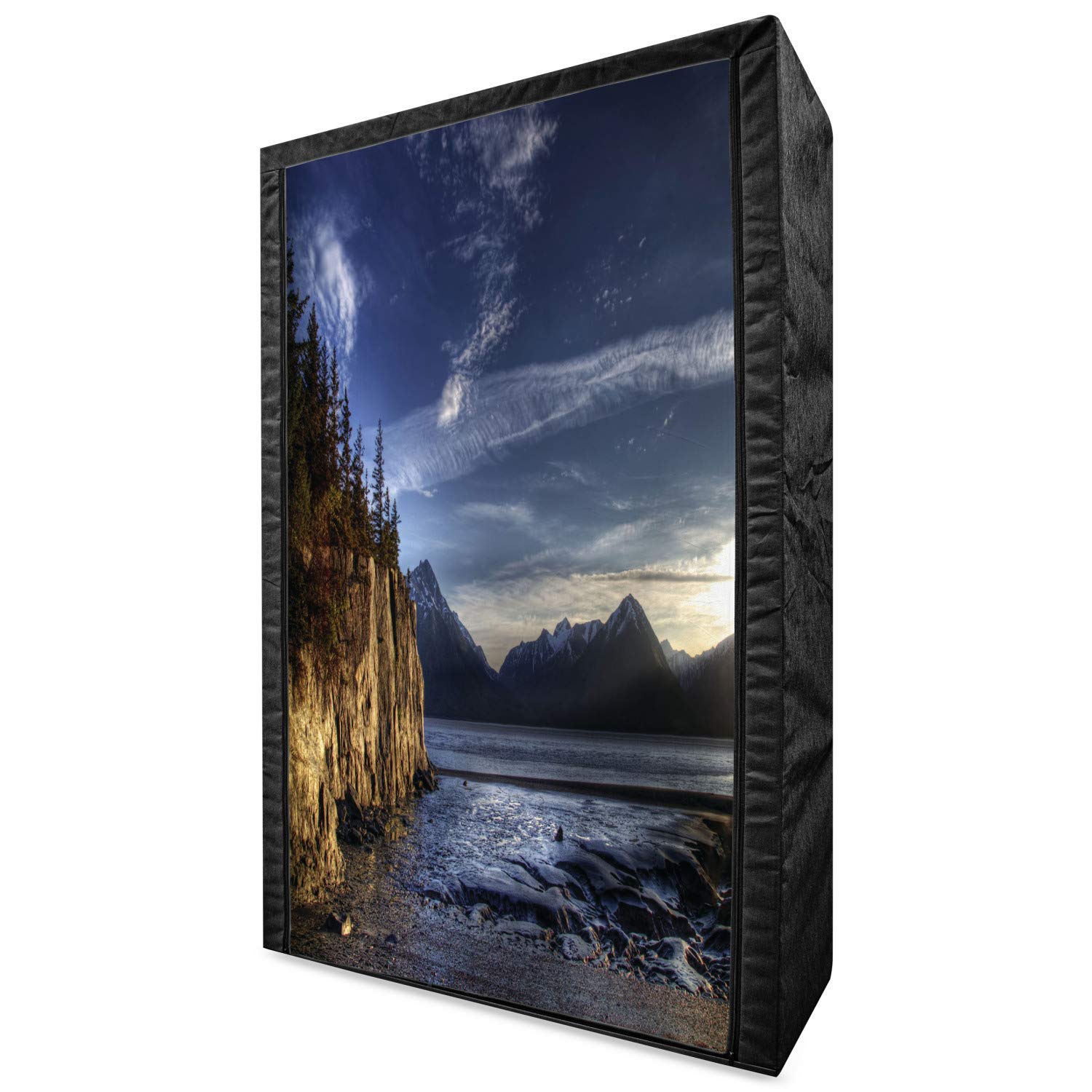 Ambesonne Alaska Portable Fabric Wardrobe - 42.5