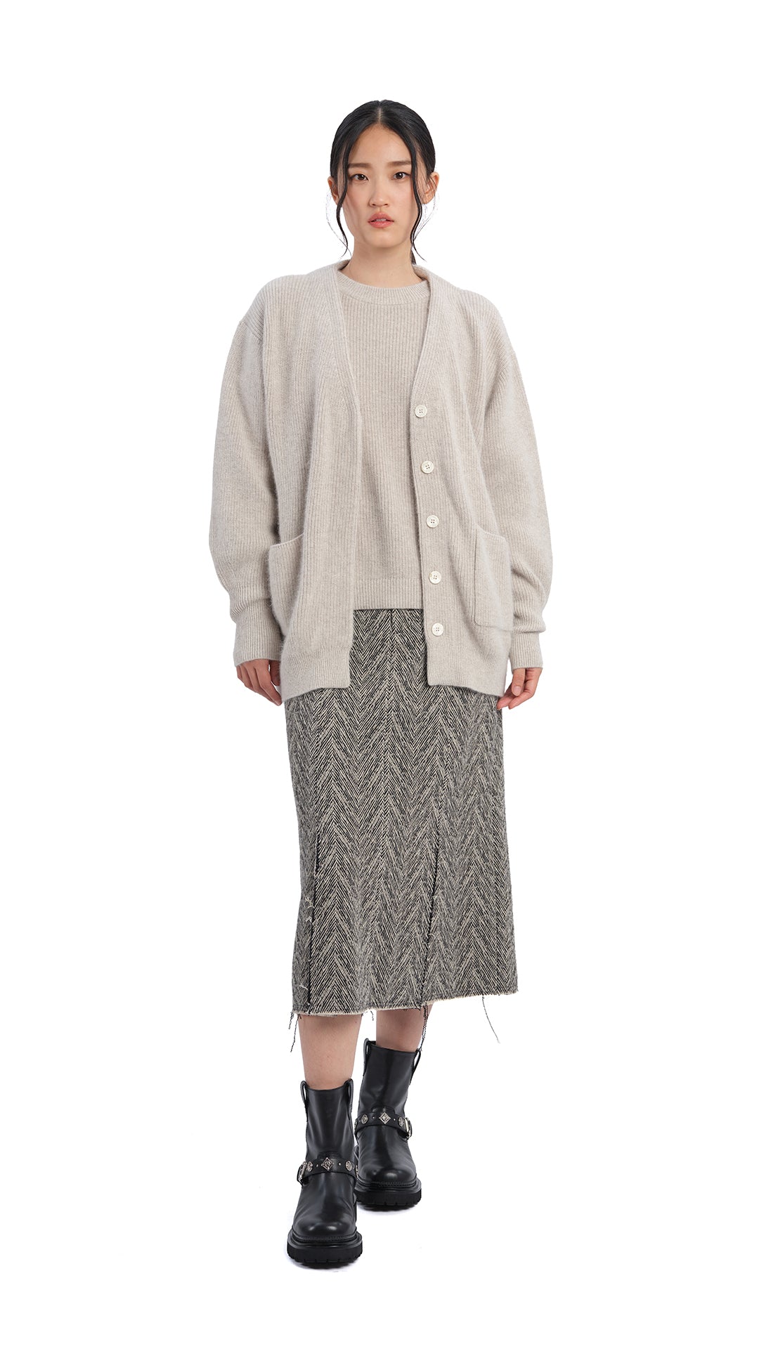 Fox Mix Cardigan Sweater for Women - Cozy Knit Open Front Long Sleeve Wrap - Perfect for Fall, Winter & Layering Outfits