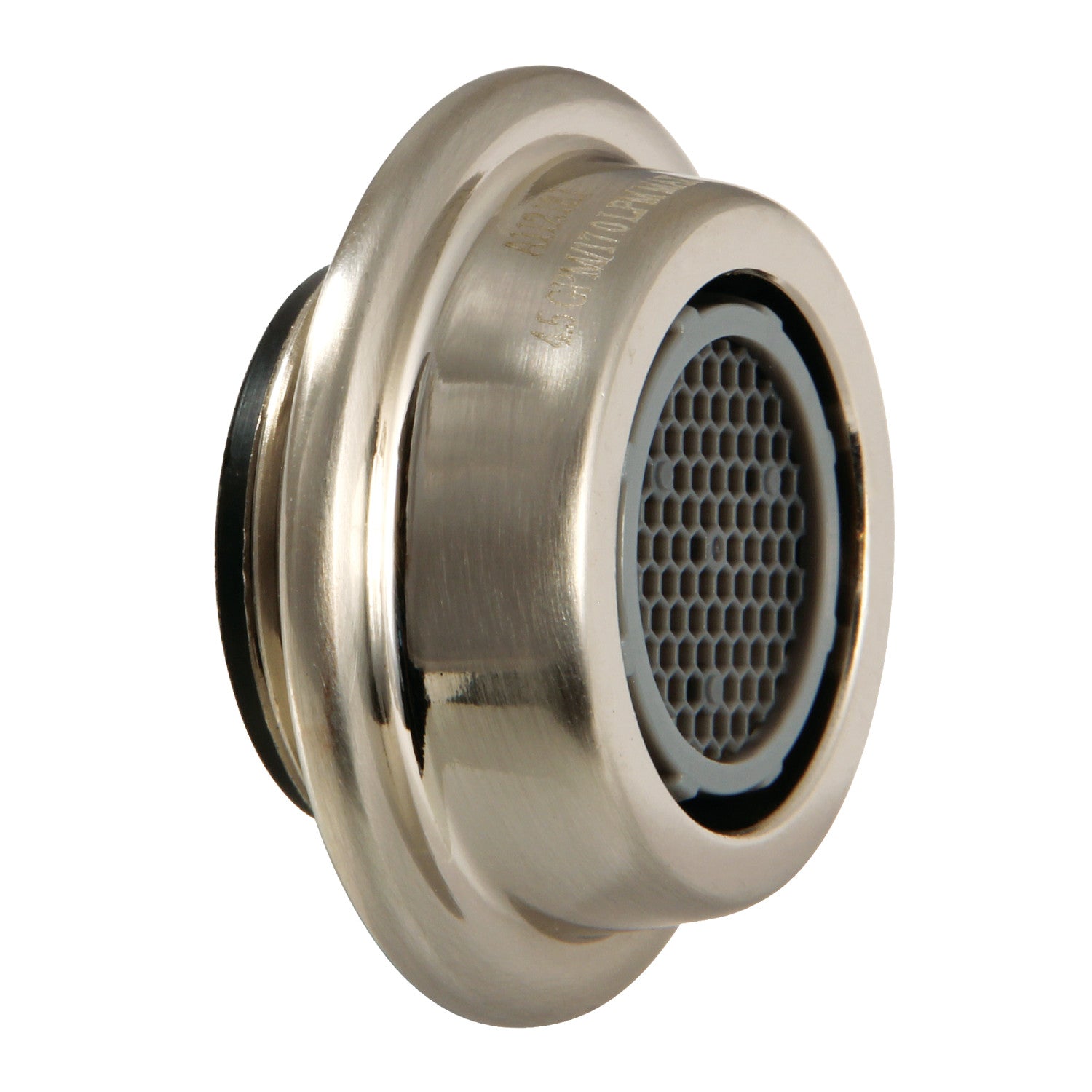 Cal Green KSSA2108 4.5 GPM Brushed Nickel Male Aerator - High Flow Water Saving Faucet Attachment for Kitchen & Bathroom Sink