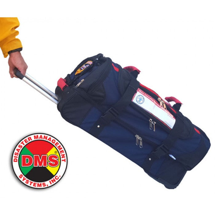Rapid Response First Aid Kit - 9 Position EMT Emergency Kit with Rolling Duffel Bag & EMT3 Components | Perfect for EMTs, First Responders & Home Emergency Preparedness
