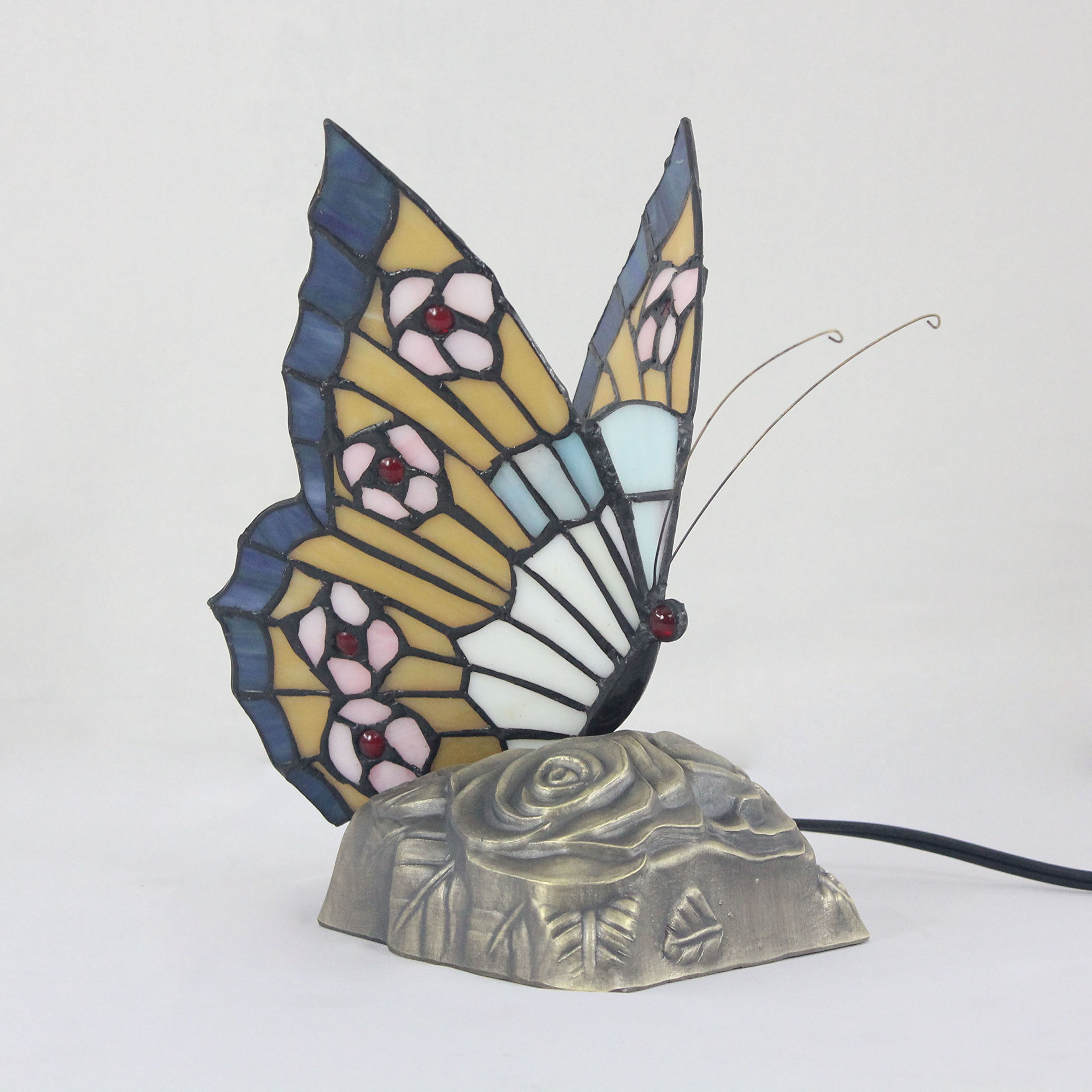 Pastoral Creative Butterfly Table Lamp - 20cm Kids Night Light for Nursery, Bedroom Decor | Perfect for Children's Room, Baby Shower Gift & Cozy Bedtime Reading