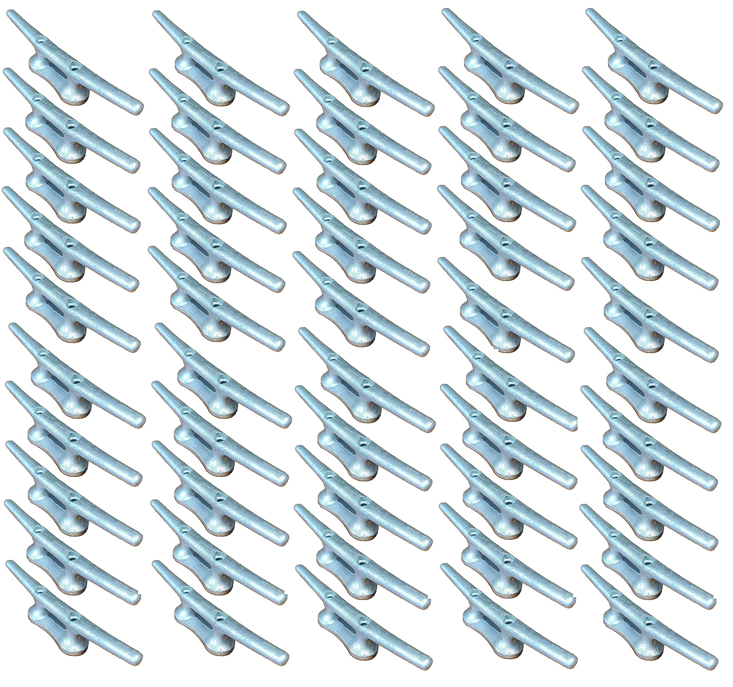 Hot Dipped Galvanized Iron Dock Cleat - Heavy Duty Marine Boat Cleats (Multiple Sizes Available) - Perfect for Boat Docking, Mooring & Securing Vessels to Piers