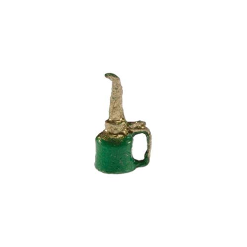 Miniature Oil Can for Dollhouse - Tiny Decorative Accessory for Dollhouse Scenes, DIY Crafts, and Model Train Sets - Perfect for Miniature Enthusiasts and Collectors