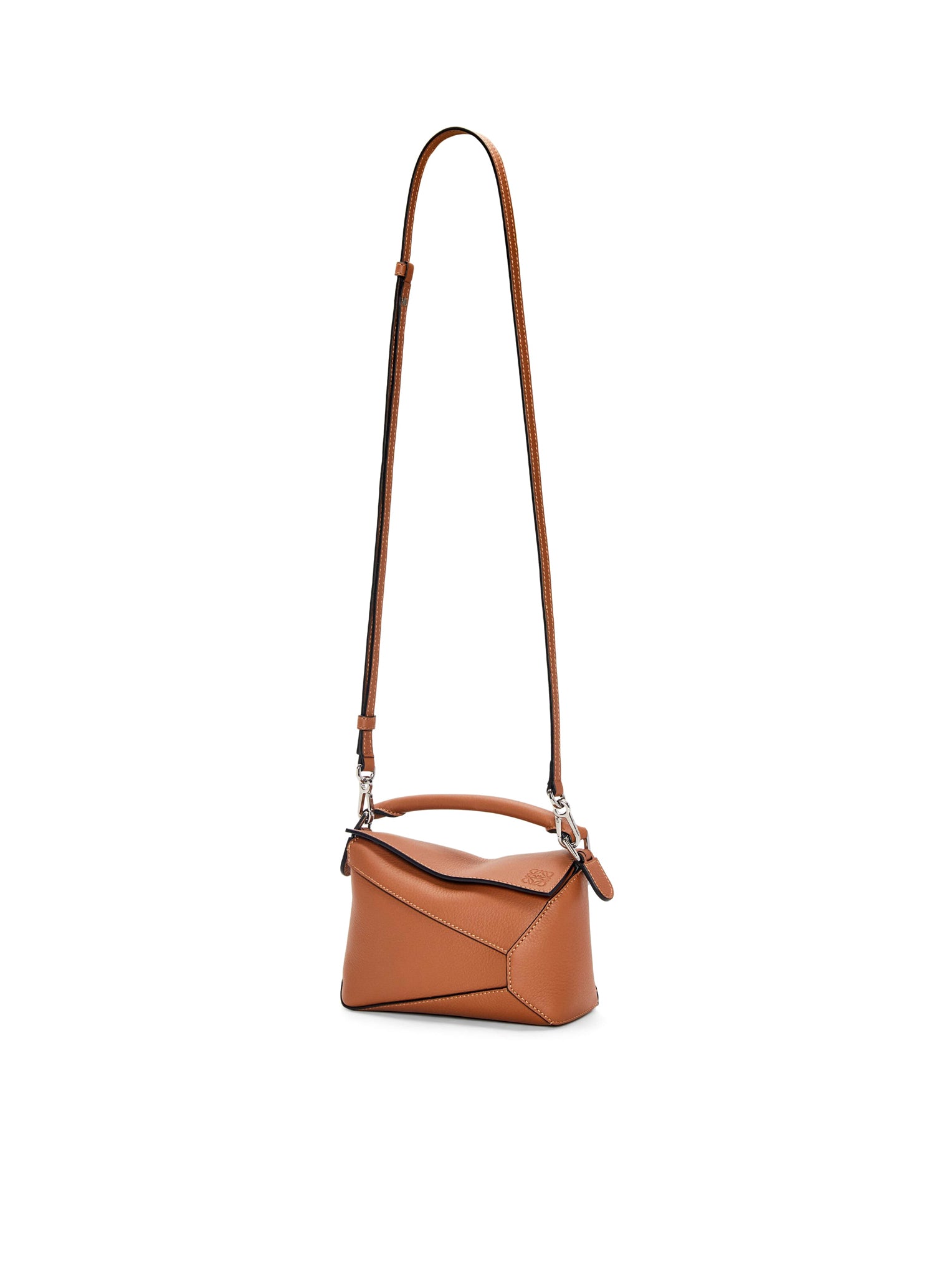 Classic Mini Puzzle Bag in Calfskin Leather - Stylish Crossbody Handbag for Women, Perfect for Everyday Use, Travel & Date Night