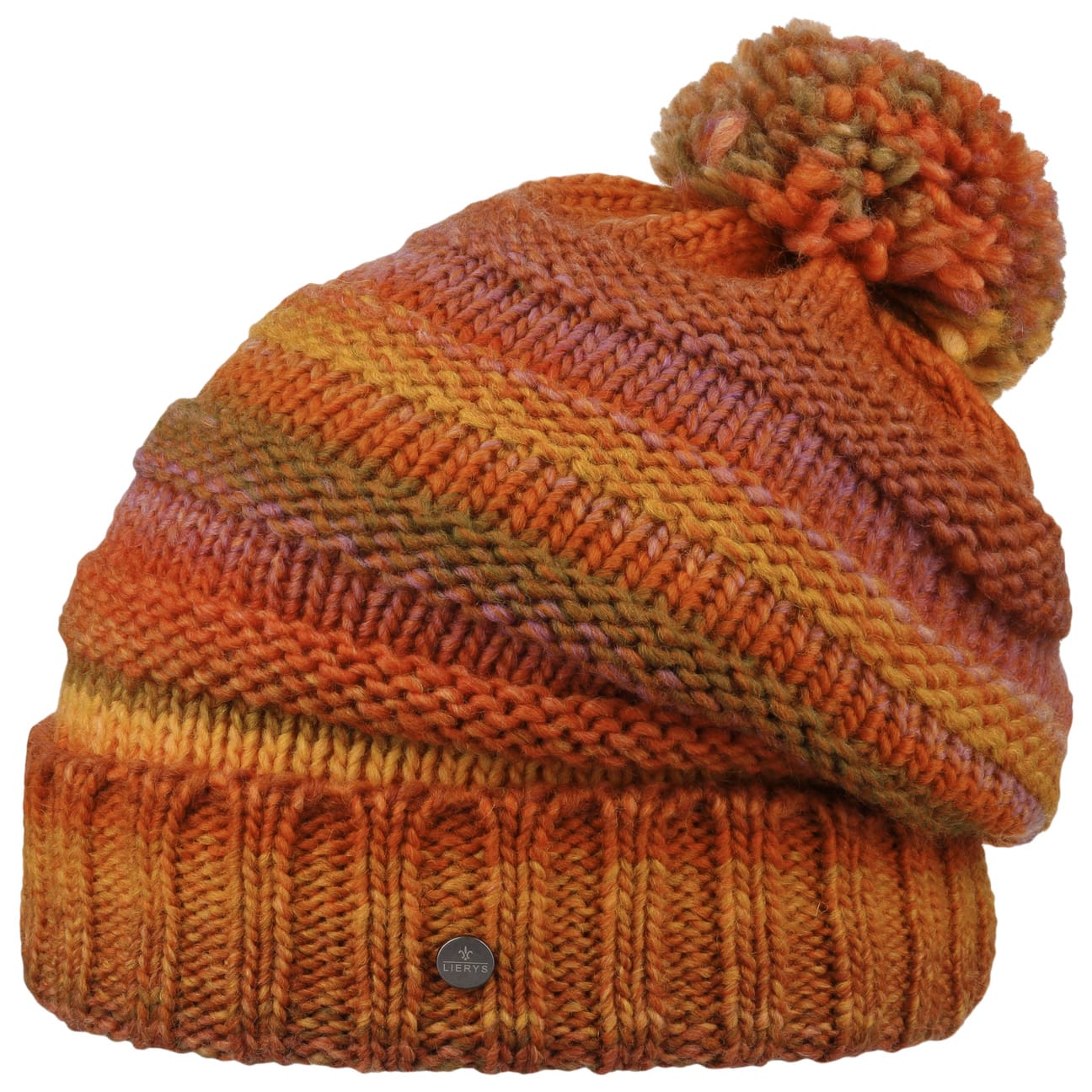 Lierys Faux Fur Pompom Beanie - Soft Winter Knit Hat for Women & Men - Cozy Cold Weather Accessory for Skiing, Snowboarding & Outdoor Activities