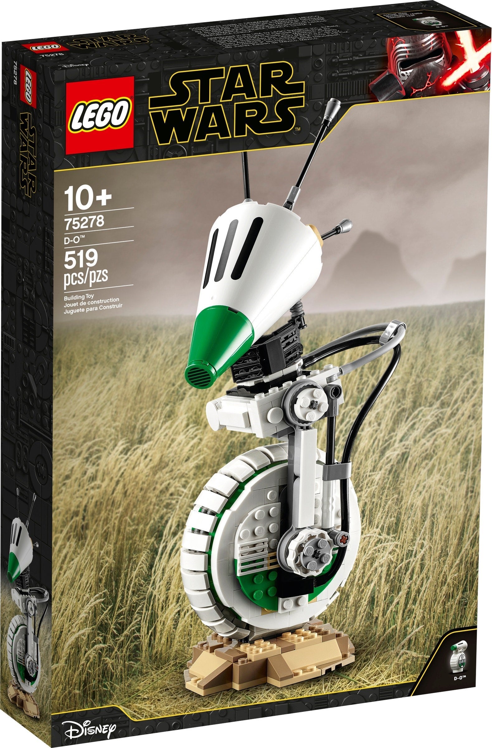 LEGO Star Wars D-O Droid Building Kit 75278 - Buildable Action Figure Toy for Kids, Collectors & Fans - Perfect for Play, Display & Star Wars Themed Gifts